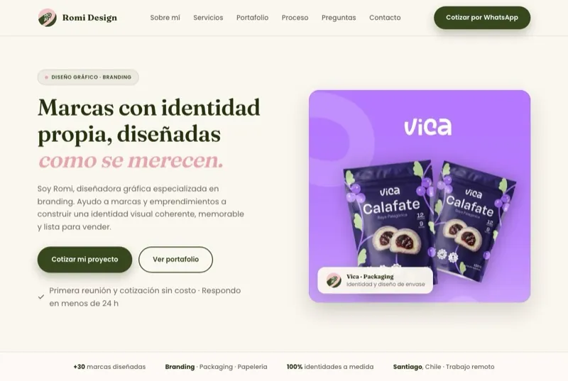 Página web de Romi Design